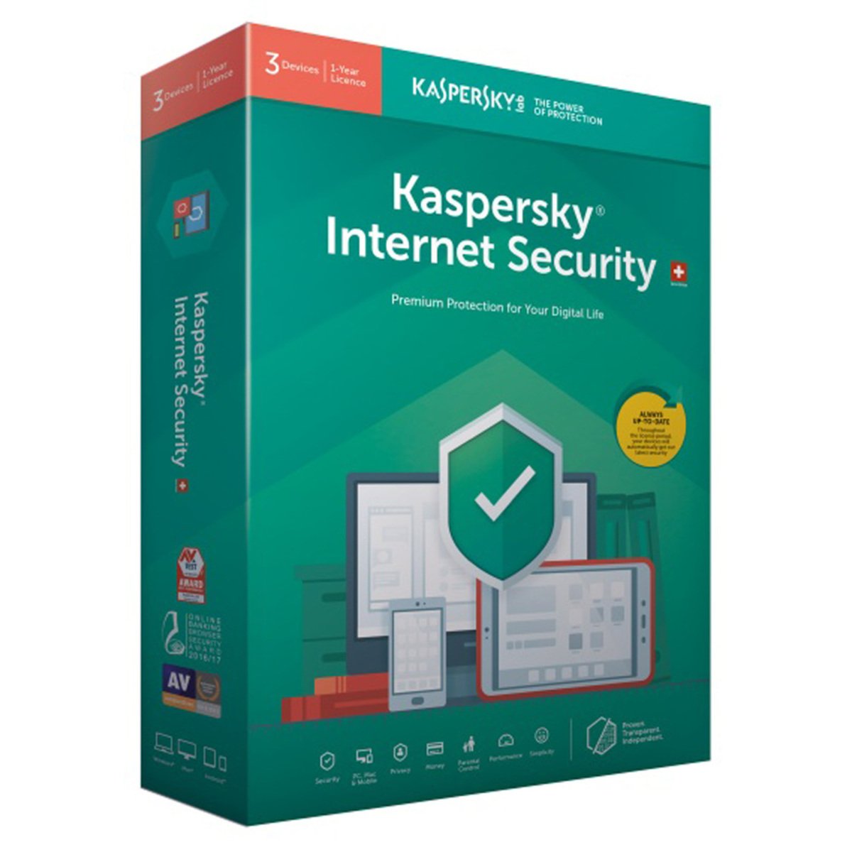 Kaspersky Internet Security Multiple Devices 2019 3+1Users