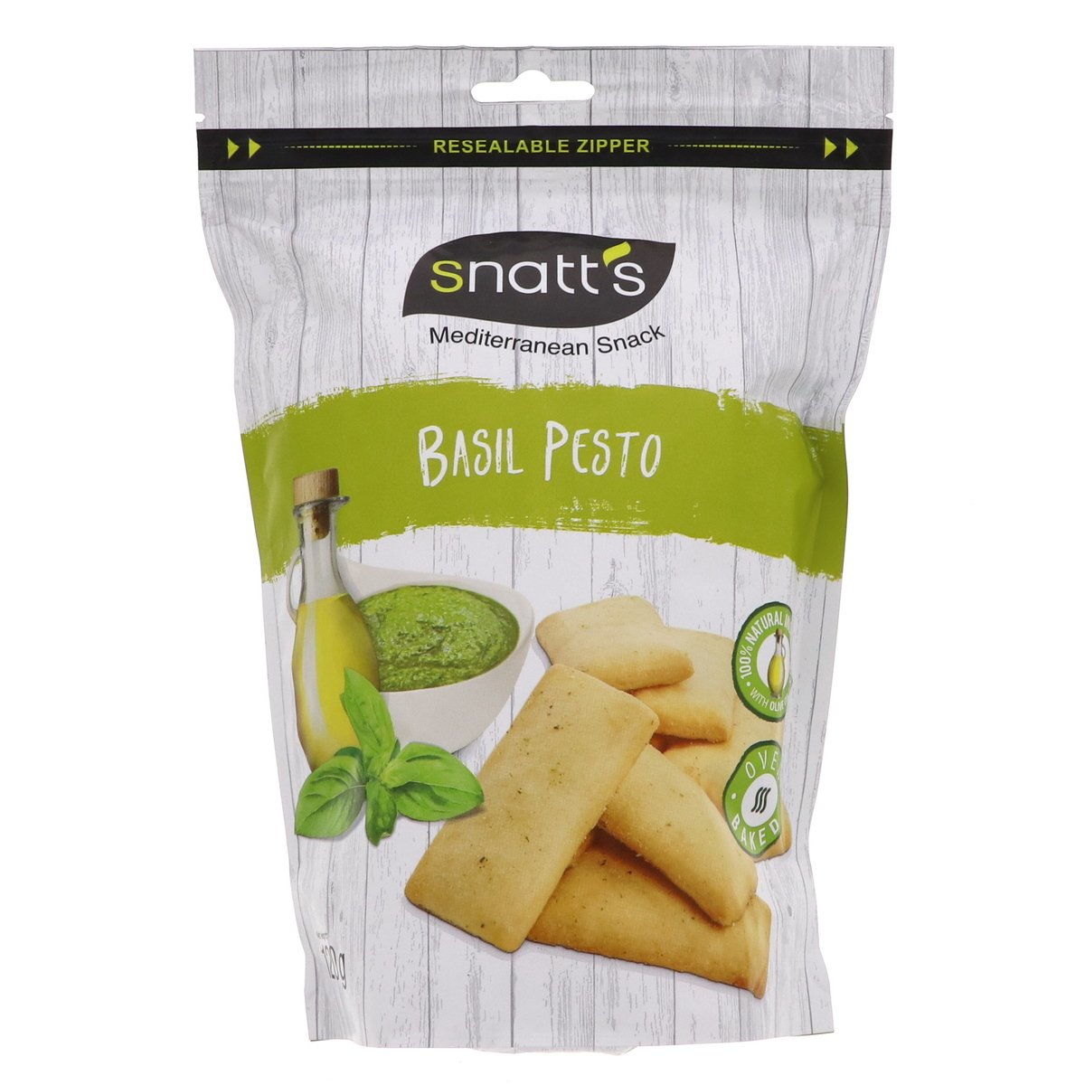 Snatt's Mediterranean Snack Basil Pesto 120 g