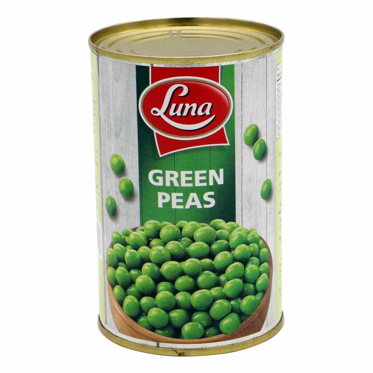 اشتري قم بشراء لونا بازلاء خضراء 284 جم Online at Best Price من الموقع - من لولو هايبر ماركت Canned Beans في السعودية