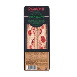 Rigamonti Tramezzino With Salame Tipo Milano 130 g