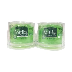 Vatika Naturals Styling Gel Strong Hold 2 x 250ml
