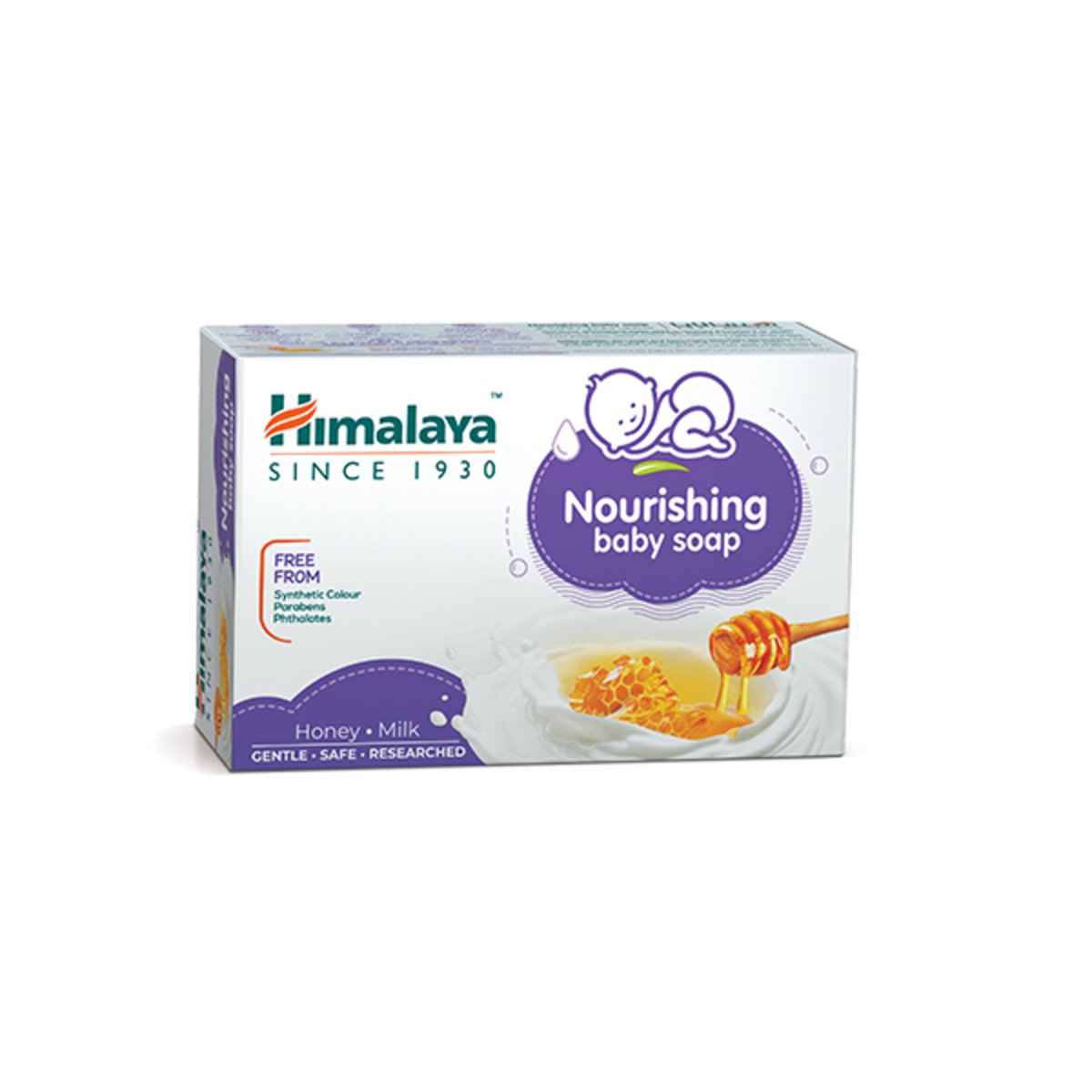 Buy Himalaya Nourishing Baby Soap Milk & Honey 125 g Online at Best Price | Baby Soap | Lulu UAE in UAE