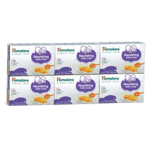 Buy Himalaya Nourishing Baby Soap Milk And Honey 6 x 125 g Online at Best Price | Baby Soap | Lulu UAE in UAE