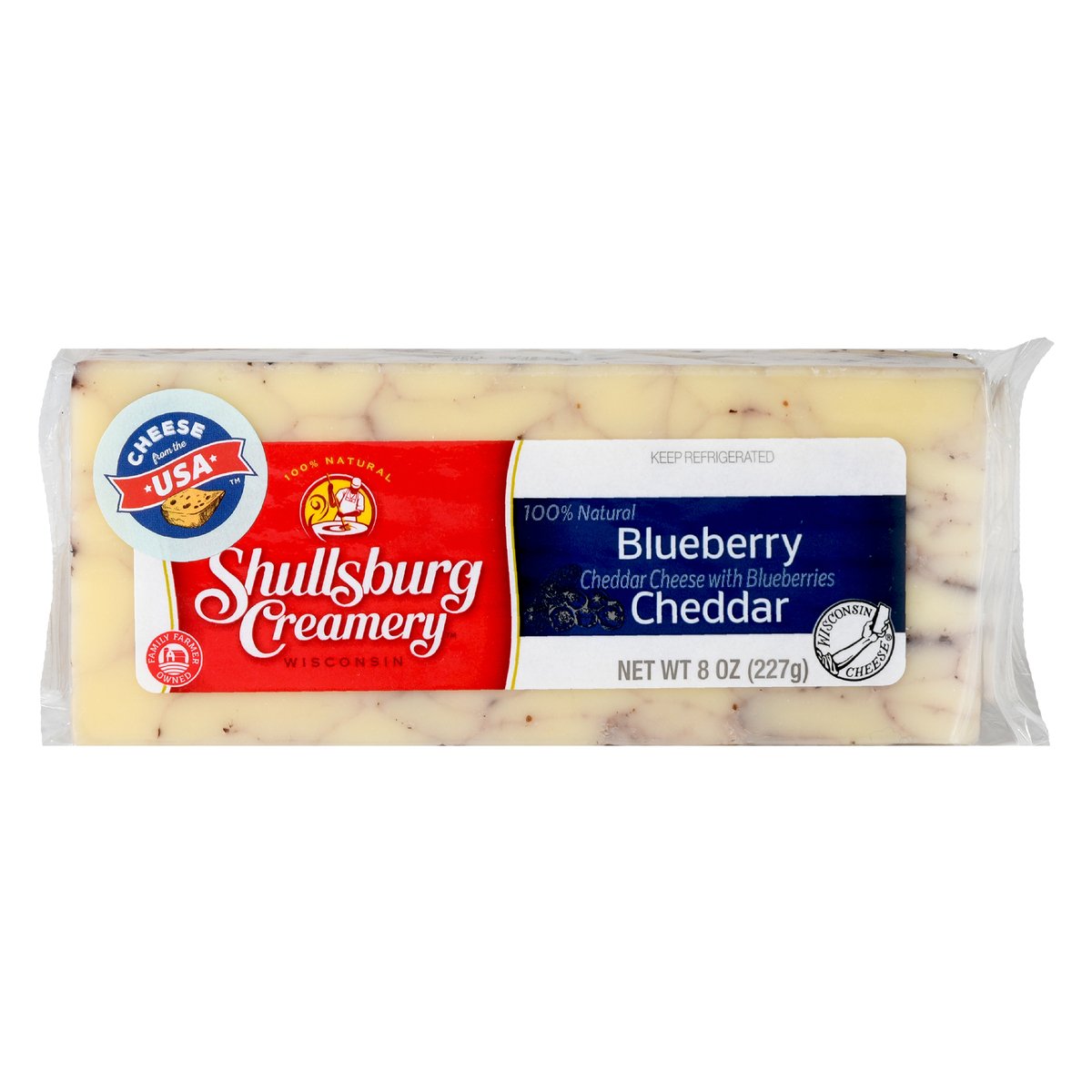 Shullsburg Creamery Blueberry Cheddar 227 g