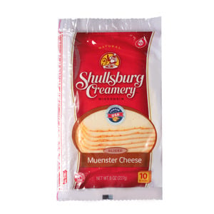 Shullsburg Creamery Sliced Muenster Cheese 227g