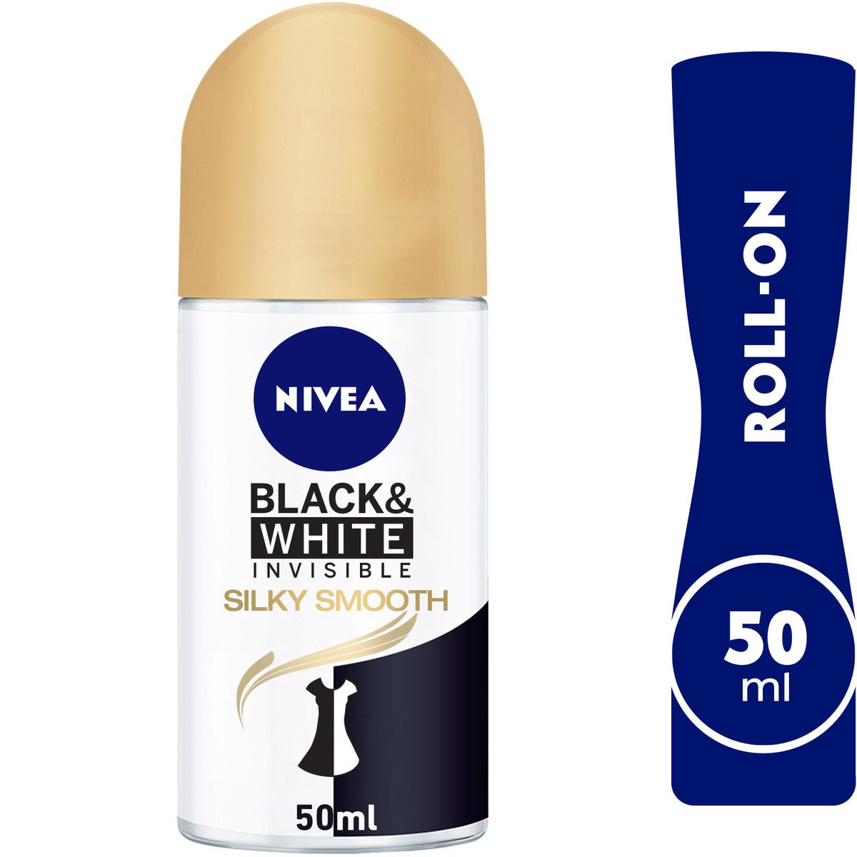 Nivea Black & White Anti-Perspirant for Women Roll On Invisible Silky Smooth 50 ml