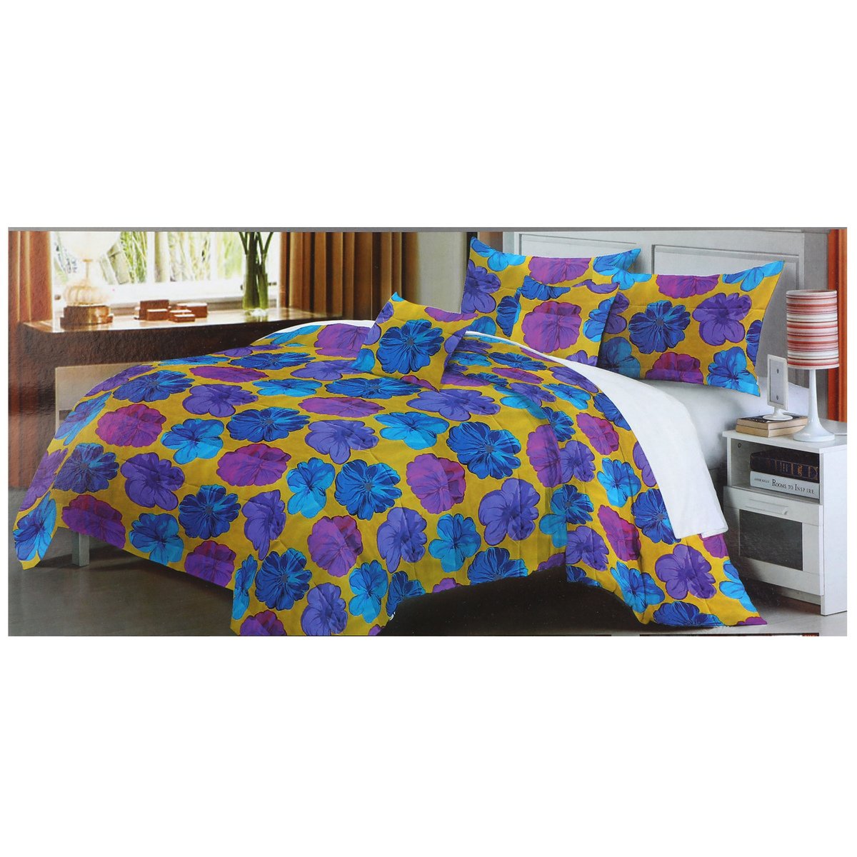 Homewell Comforter Double 4pcs Set Assorted
