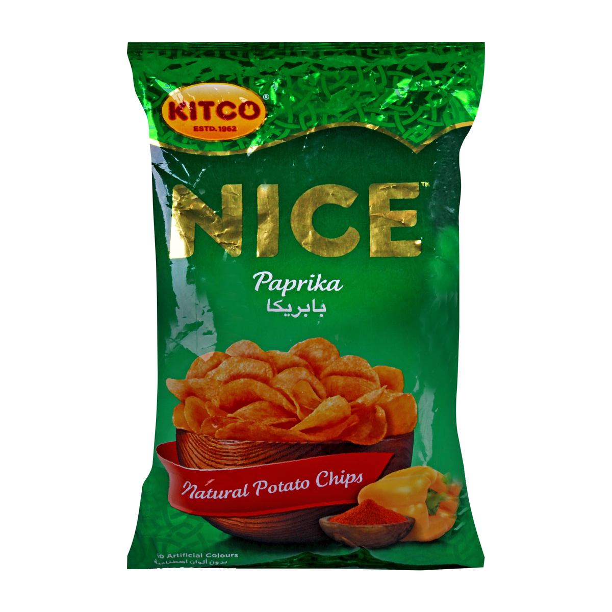 Kitco Nice Natural Potato Chips Paprika 80g