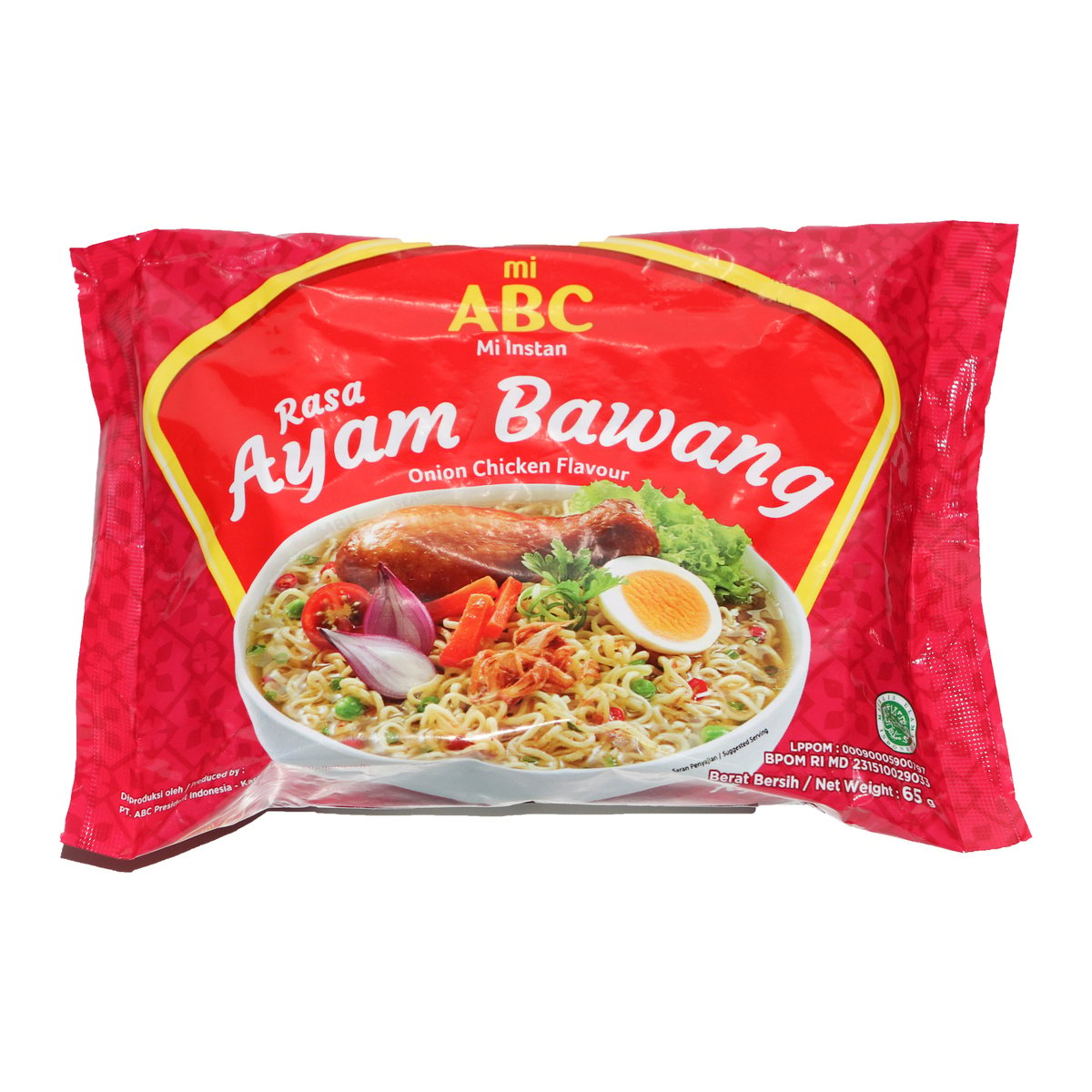 ABC Onion Chicken Flavour Instant Noodles 65g