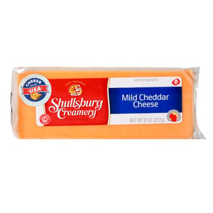 Shullsburg Creamery Retail Mild Cheddar Cheese 227 g