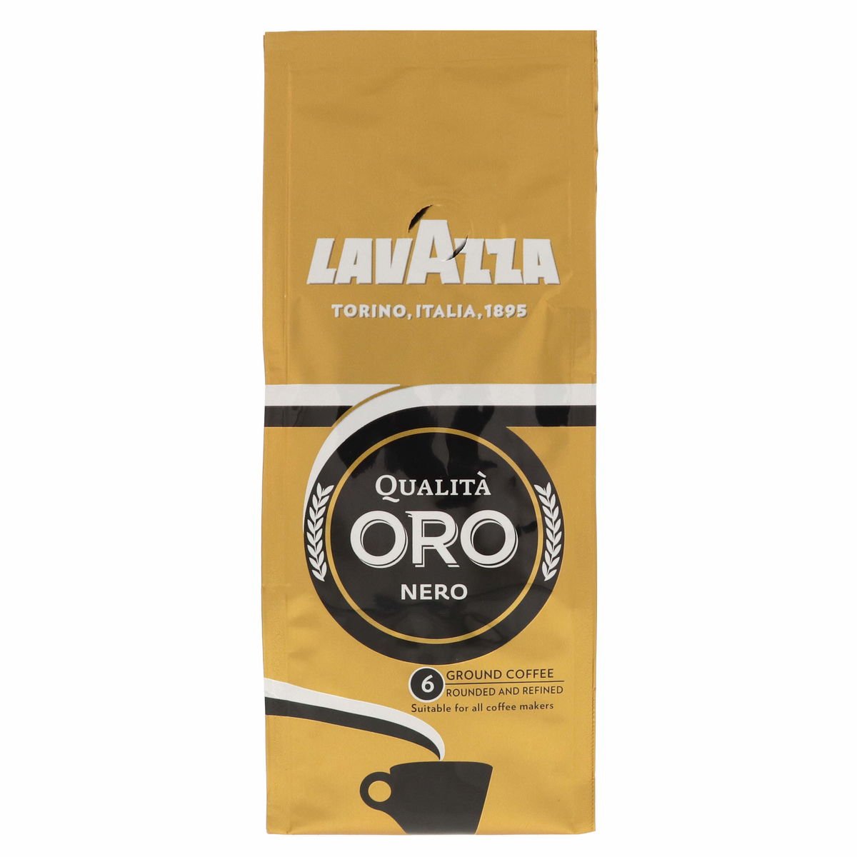 Lavazza Qualita Oro Nero 6 Ground Coffee 200 g