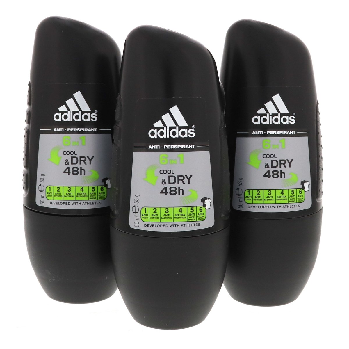 Adidas Cool And Dry Anti-Perspirant Roll on 3 x 50 ml