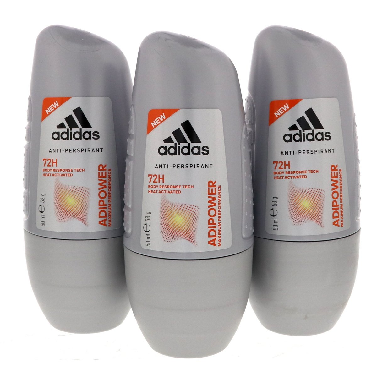 Adidas Adipower Anti-Perspirant Roll on 3 x 50 ml