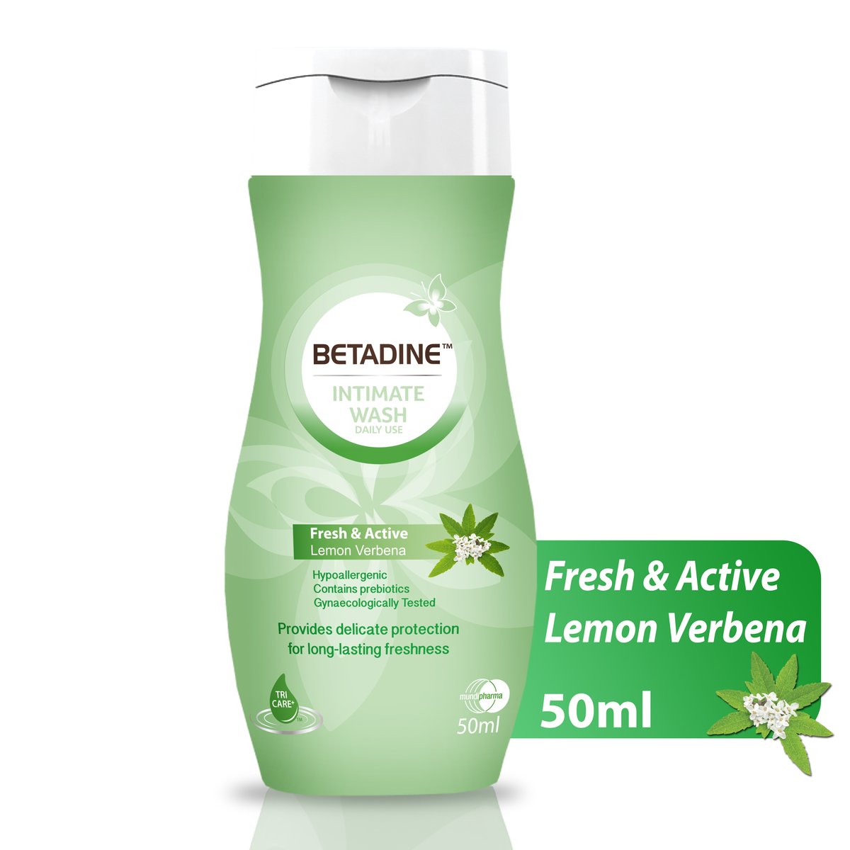 Betadine Intimate Wash Fresh & Active Lemon Verbena 50ml