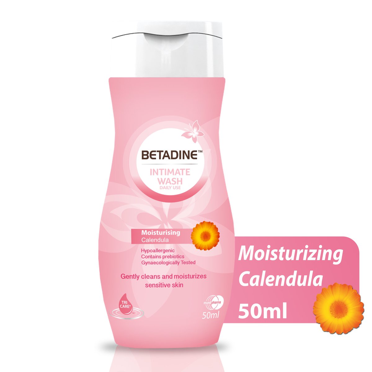 Betadine Intimate Wash Moisturizing Calendula 50ml