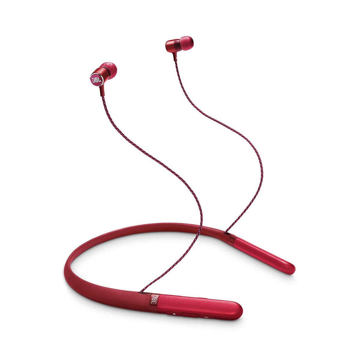 JBL Wireless In Ear Neck Band Headphones LIVE 200BT Red