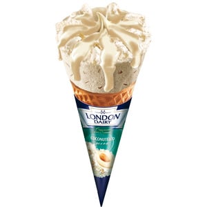 اشتري قم بشراء لندن ديري جوز هند مخروط 120 ملي Online at Best Price من الموقع - من لولو هايبر ماركت Ice Cream Impulse في الامارات