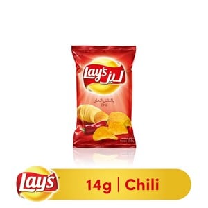 Lays Chili Potato Chips 21 x  14g