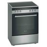 Siemens Electric Cooking Range, 4 Hobs, 60x60 cm, fastPreheat Oven, ecoClean, Stainless Steel, HK9R3A250M, iQ300