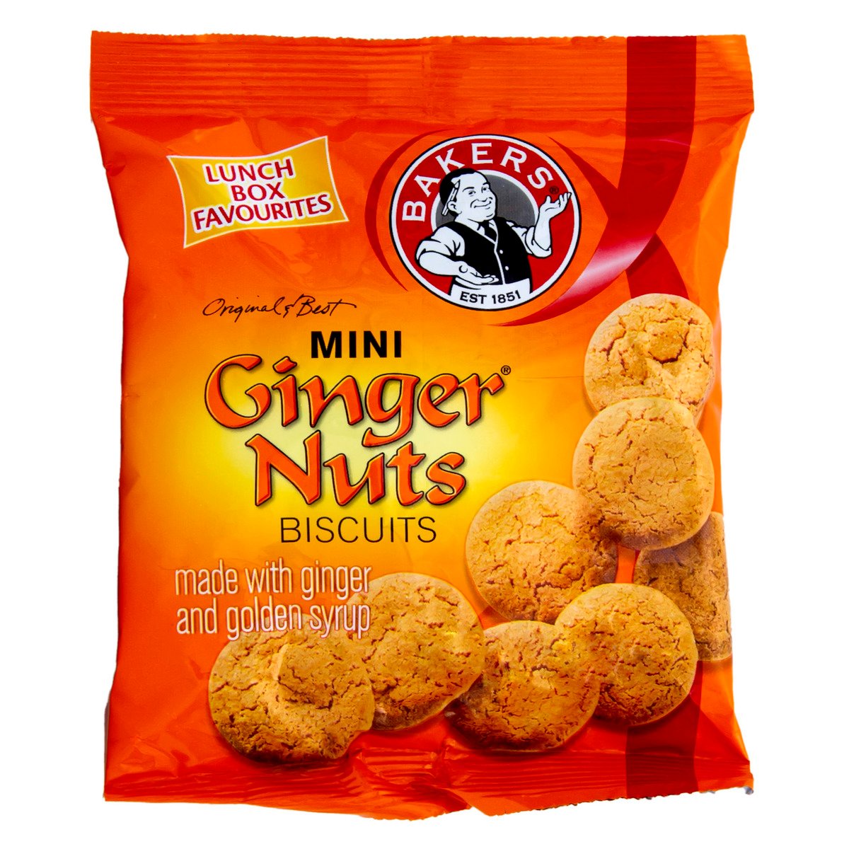 Bakers Mini Ginger Nuts Biscuits 40g