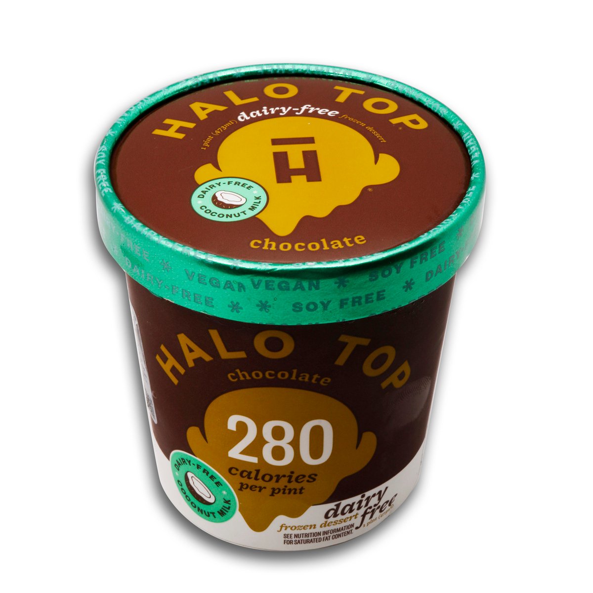 Halo Top Chocolate Frozen Dessert Dairy Free 473 ml