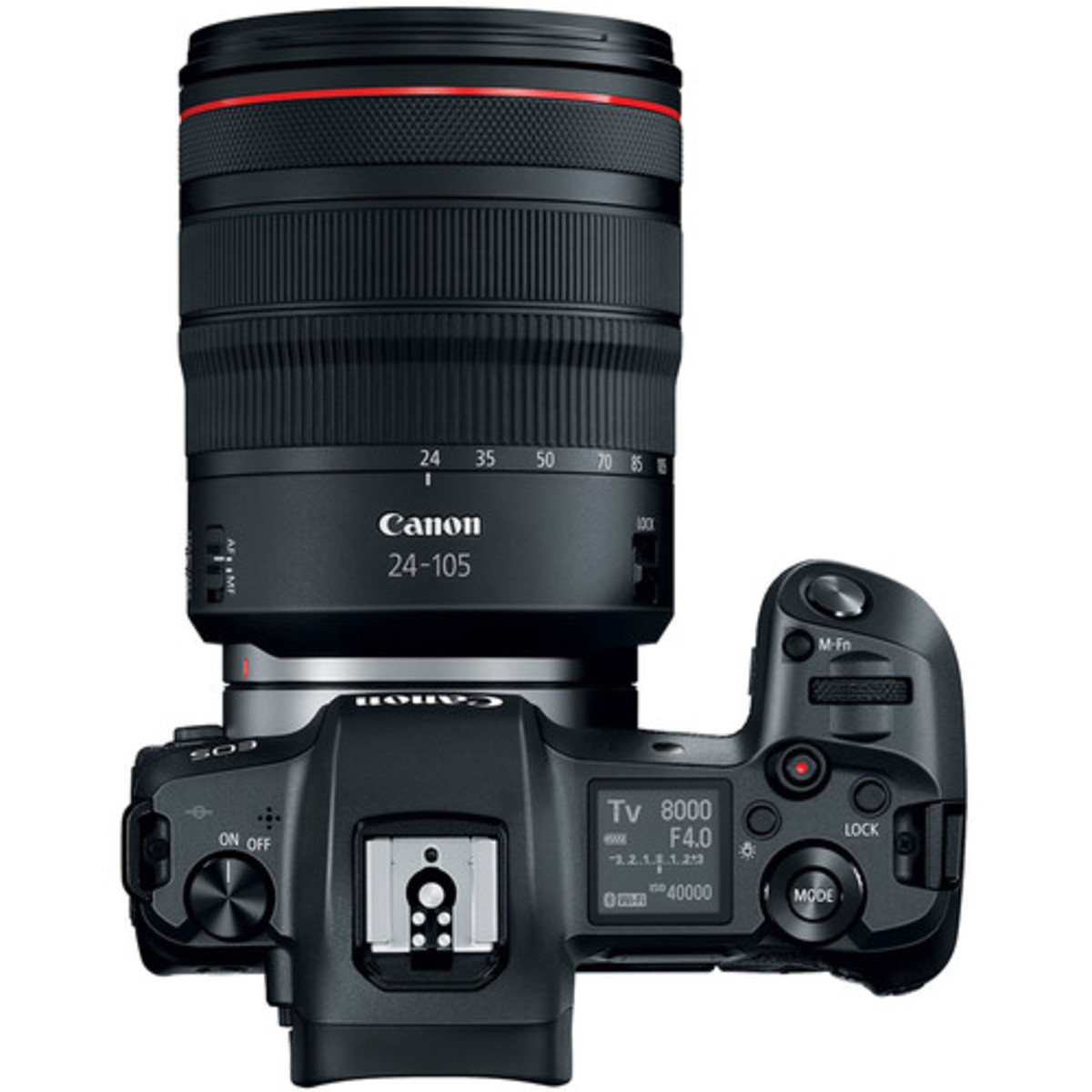 Canon Mirror Less Camera EOS-R Body + RF 24-105mm f/4L IS USM Lens + Mount Adapter EF-EOS R