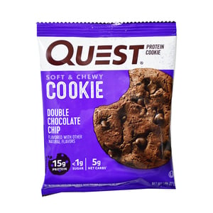 Buy Quest Protein Cookie Double Chococlate Chip 59g Online at Best Price | Cookies | Lulu KSA in Kuwait