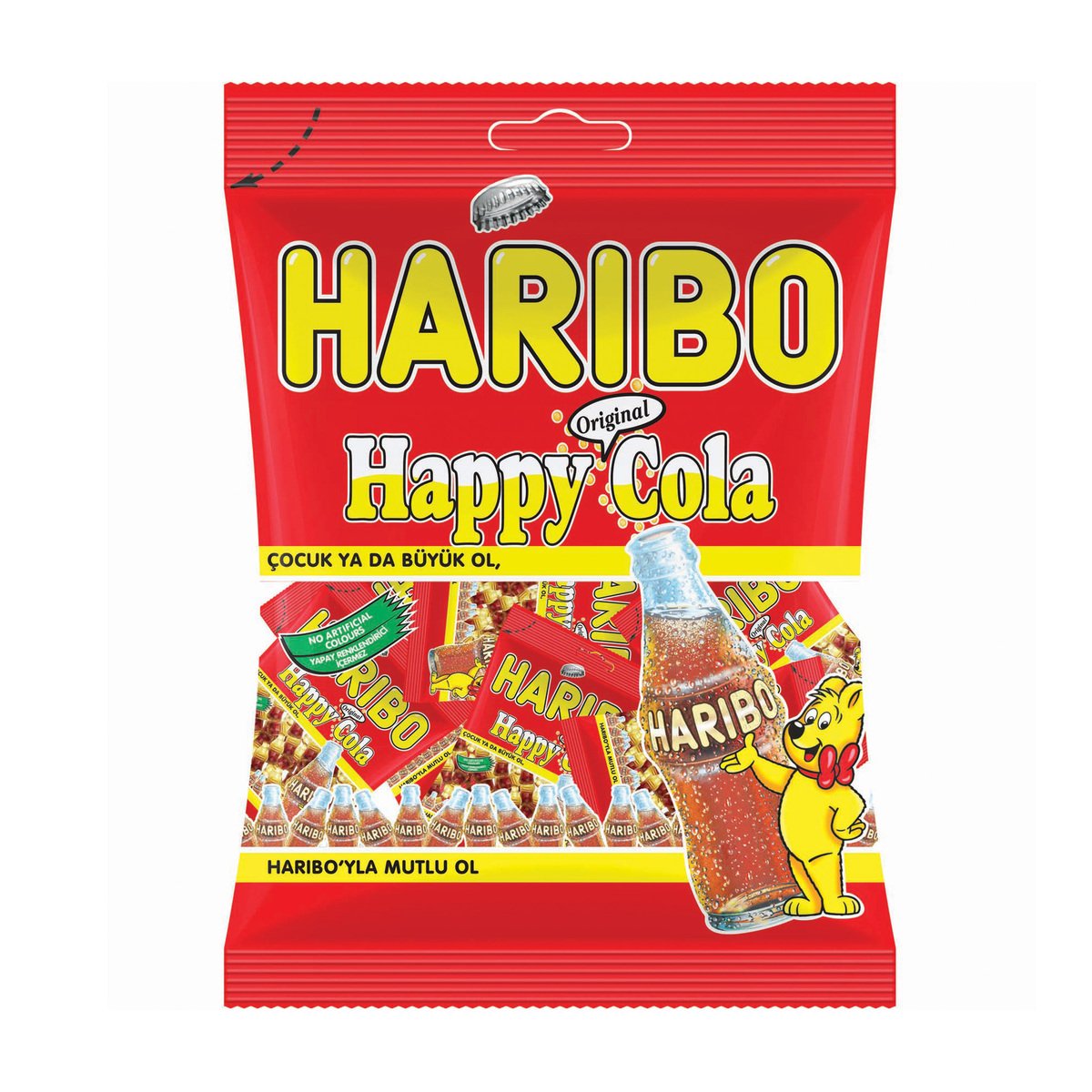 هاريبو هابي كولا حلوي جيلاتينية بنكهة الكولا 200 جم