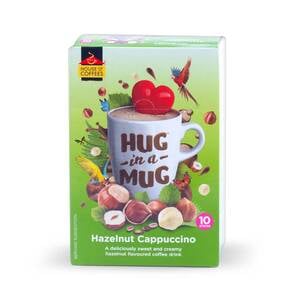 House of Coffee  Hug in a Mug Hazelnut Cappuccino 10pcs x 24g