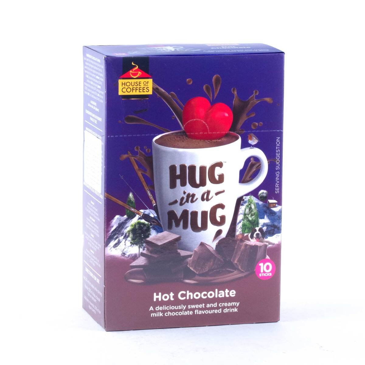 House of Coffee Hug in a Mug Hot Chocolate 10 x 25 g