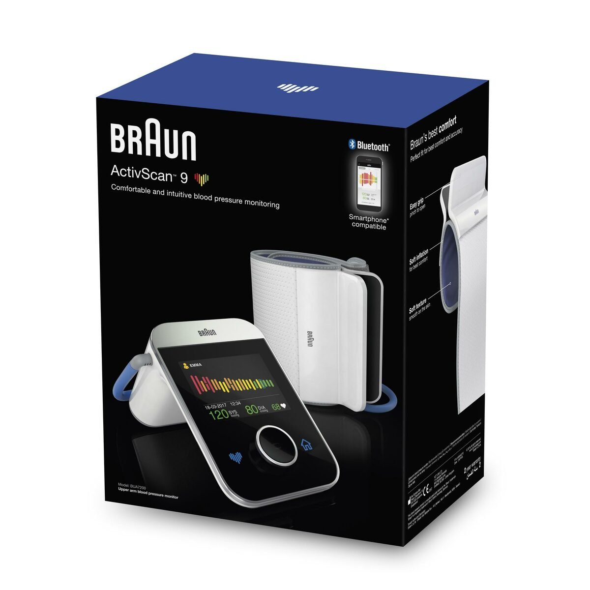 Braun Upper Arm Blood Pressure Monitor ActivScan 9 BUA7200