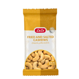 LuLu Fried & Salted Cashews 20g