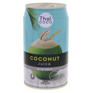 Thai Coco Coconut Juice With Pulp 330ml