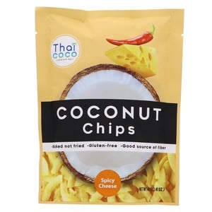 Thai Coco Coconut Chips Spicy Cheese 40g