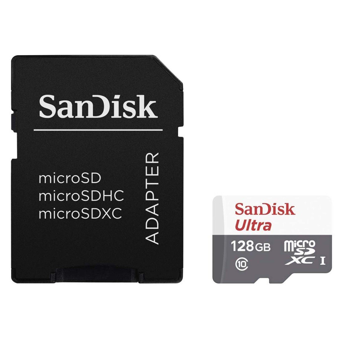SanDisk Ultra Micro SD Card 128 GB + Adaptor