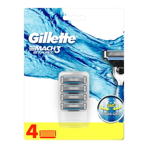 Gillette Mach3 Razor Blade Refills 4pcs