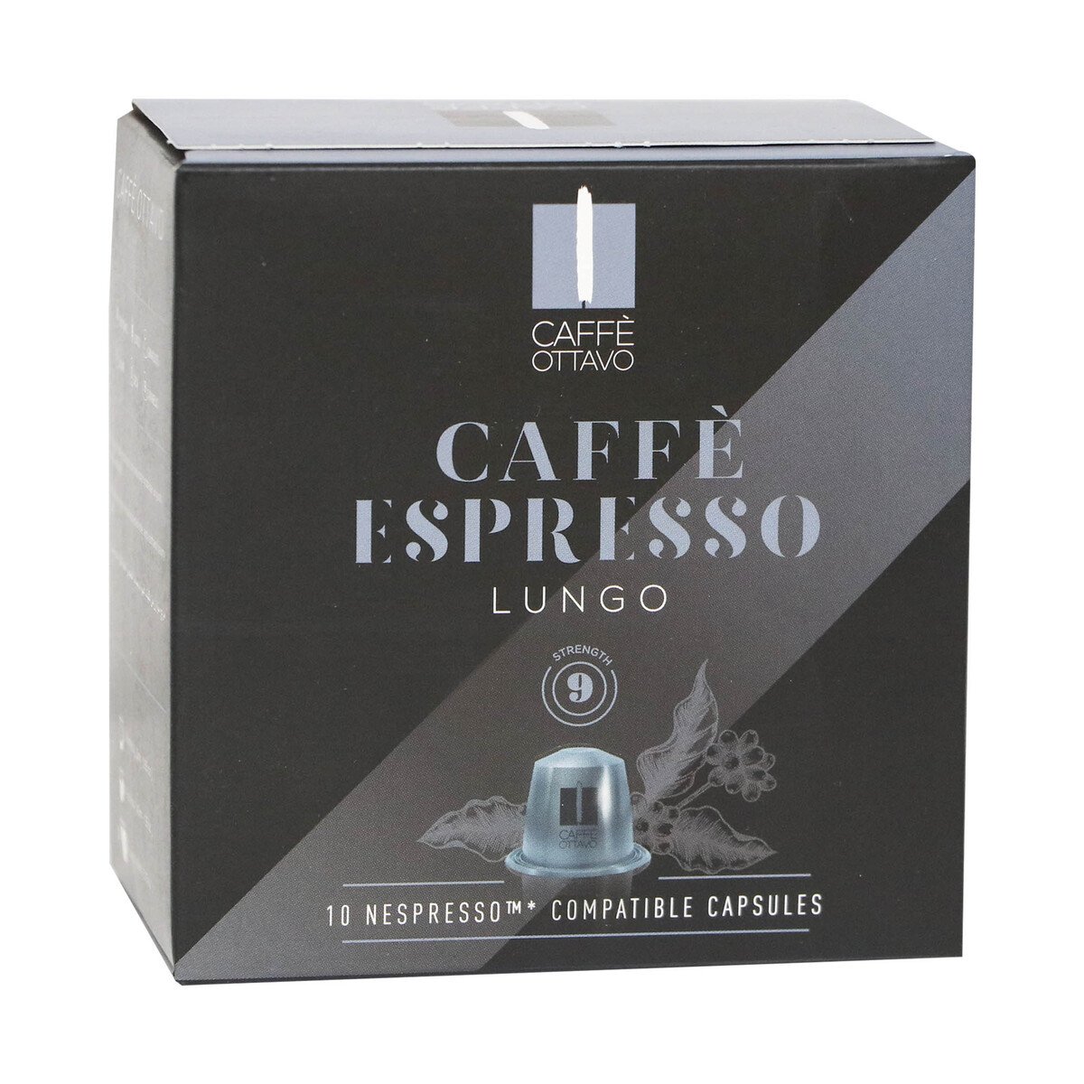 Caffe Ottavo Espresso Coffee Lungo 10pcs
