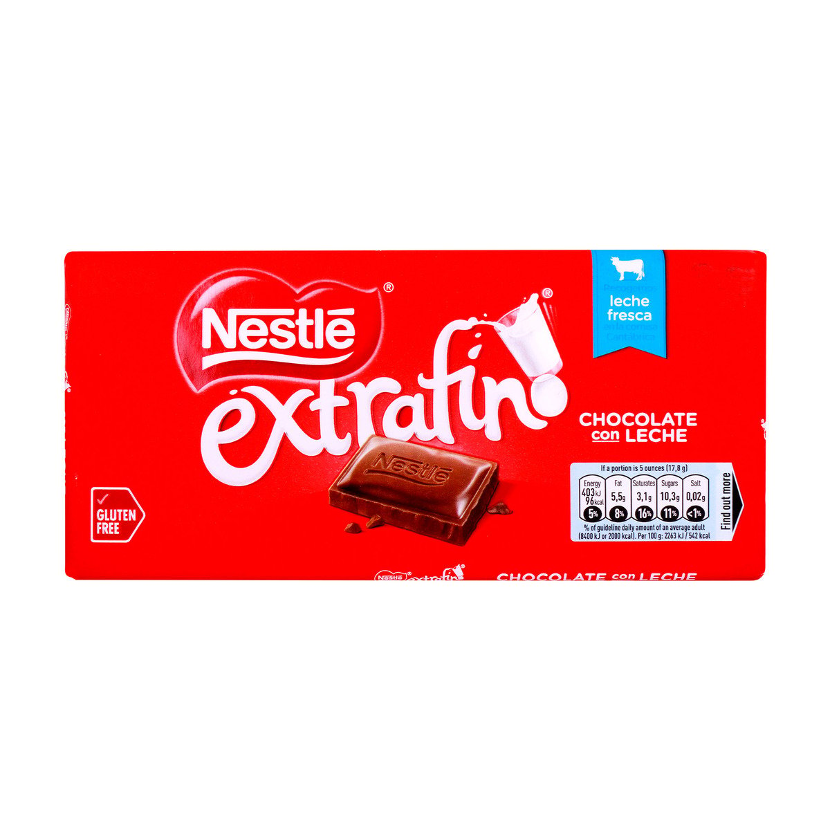 Nestle Extrafino Chocolate Con Leche 125g