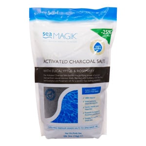 Sea Magik Activated Charcoal Spa Salts 1kg