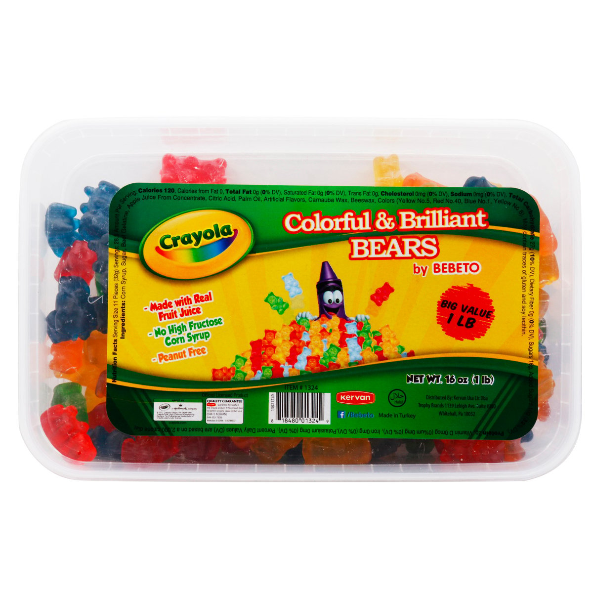 Crayola Colorful & Brilliant Bears 16 oz