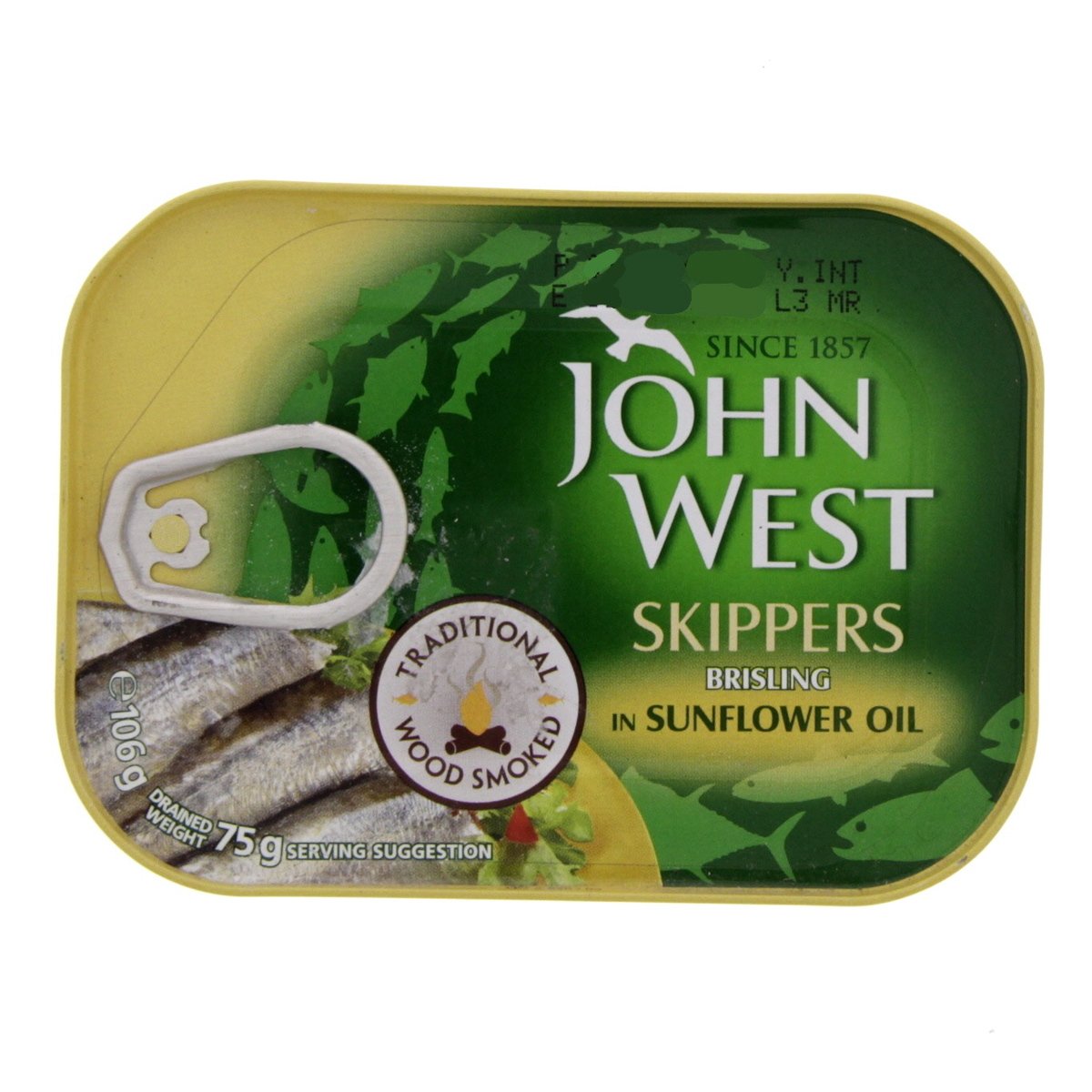 Buy John West Skippers In Sunflower Oil 106 g Online at Best Price | Other Canned Fish | Lulu KSA in Kuwait
