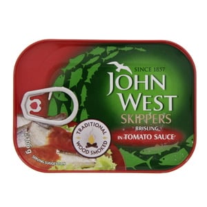جون ويست سمكة الربان في صلصة طماطم 106 جم