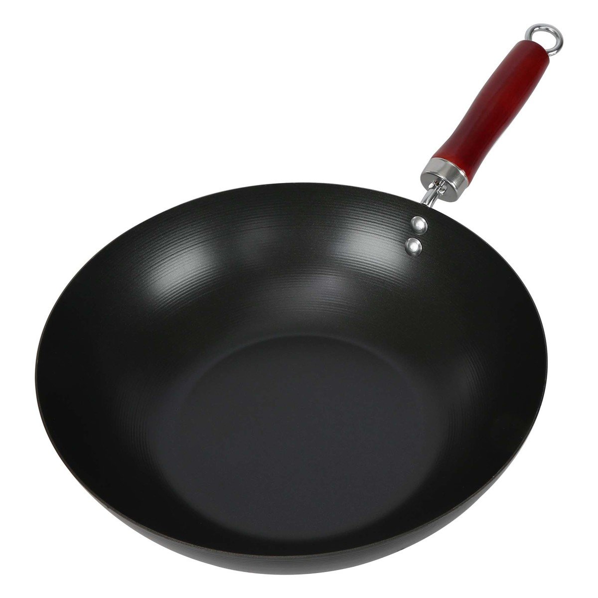 Smart Kitchen Carbon Steel Wok Pan, 28 cm, SHW28