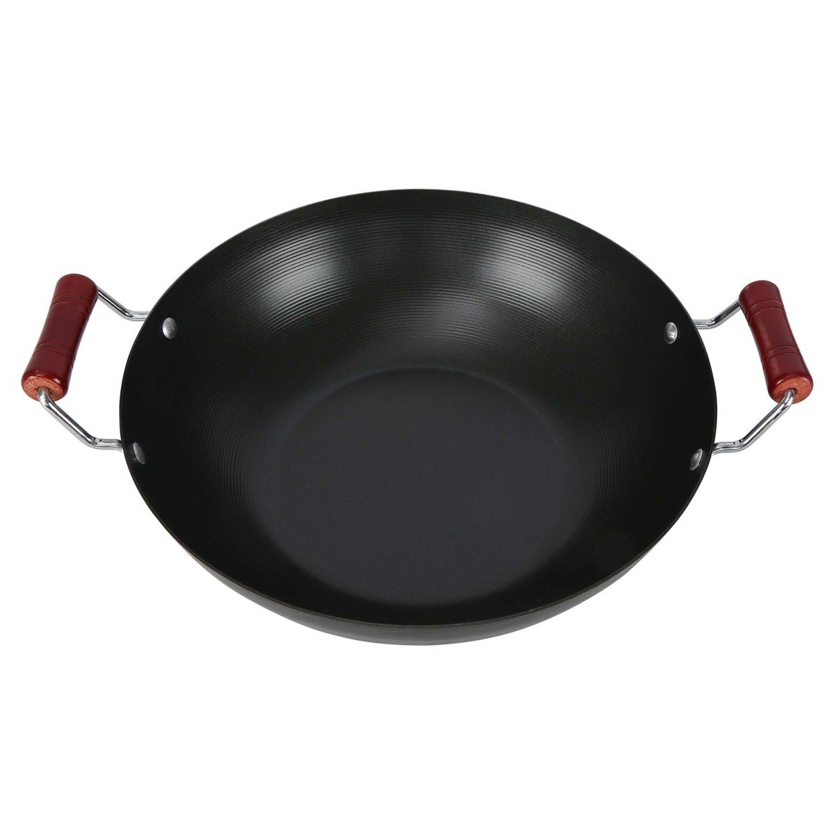 Smart Kitchen Carbon Steel Wok Pan, 28 cm, DHW28