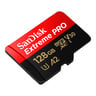 Extreme Pro microSDXC 128GB + SD Adapter + Rescue Pro Deluxe 170MB/s A2 C10 V30 UHS-I U3