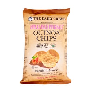 The Daily Crave Quinoa Chips  Himalayan Pink Salt Flavored 120g