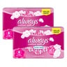 Always Cotton Soft Ultra Thin Large Sanitary Pads with Wings 2 x 16pcs