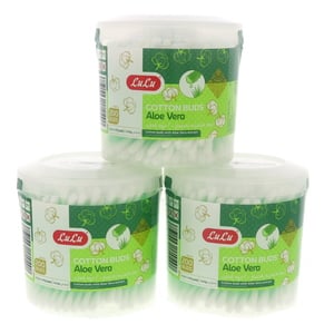 LuLu Cotton Buds With Aloe Vera 3 x 300pcs