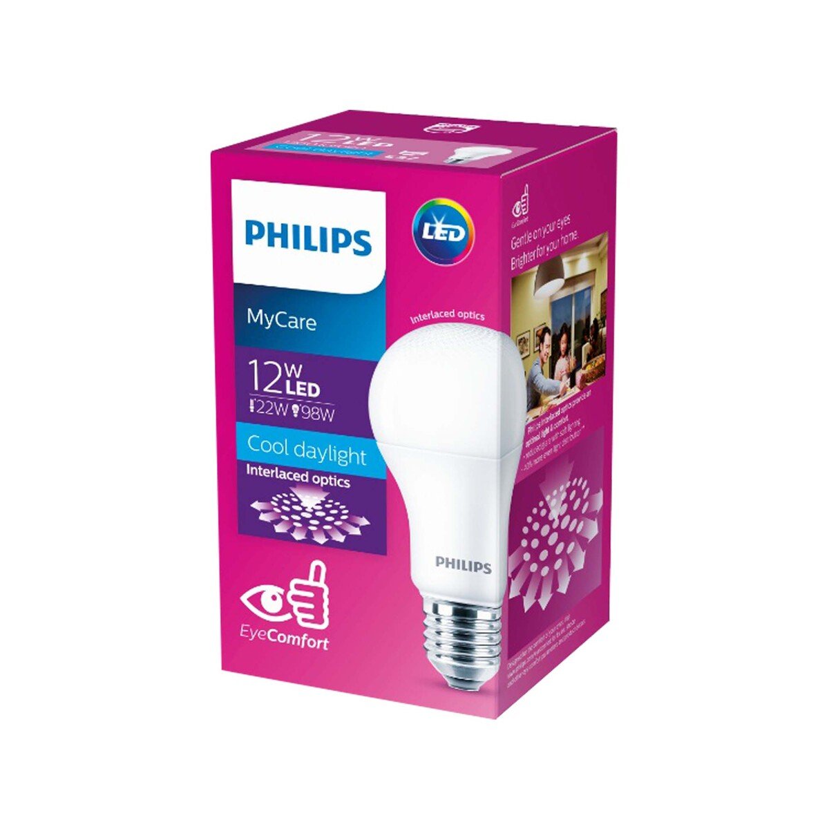 Philips Eye Comfort LED Bulb 12W E27 Cool Daylight
