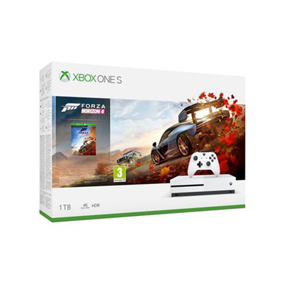 XBox One S Console 1TB+ Forza Horizon 4 (DLC) + Controller